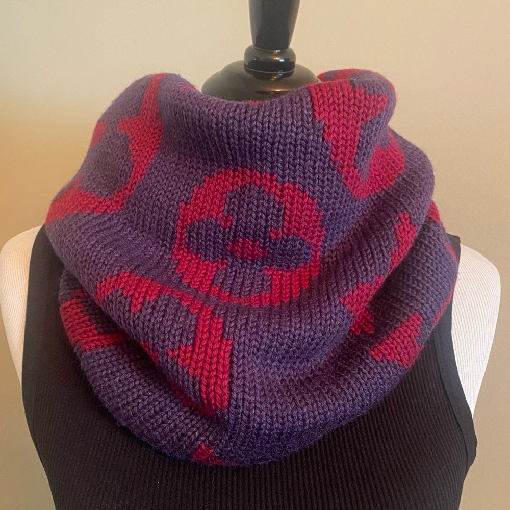 Louis Vuitton Grand Froid Wool Snood Scarf Neck Warmer